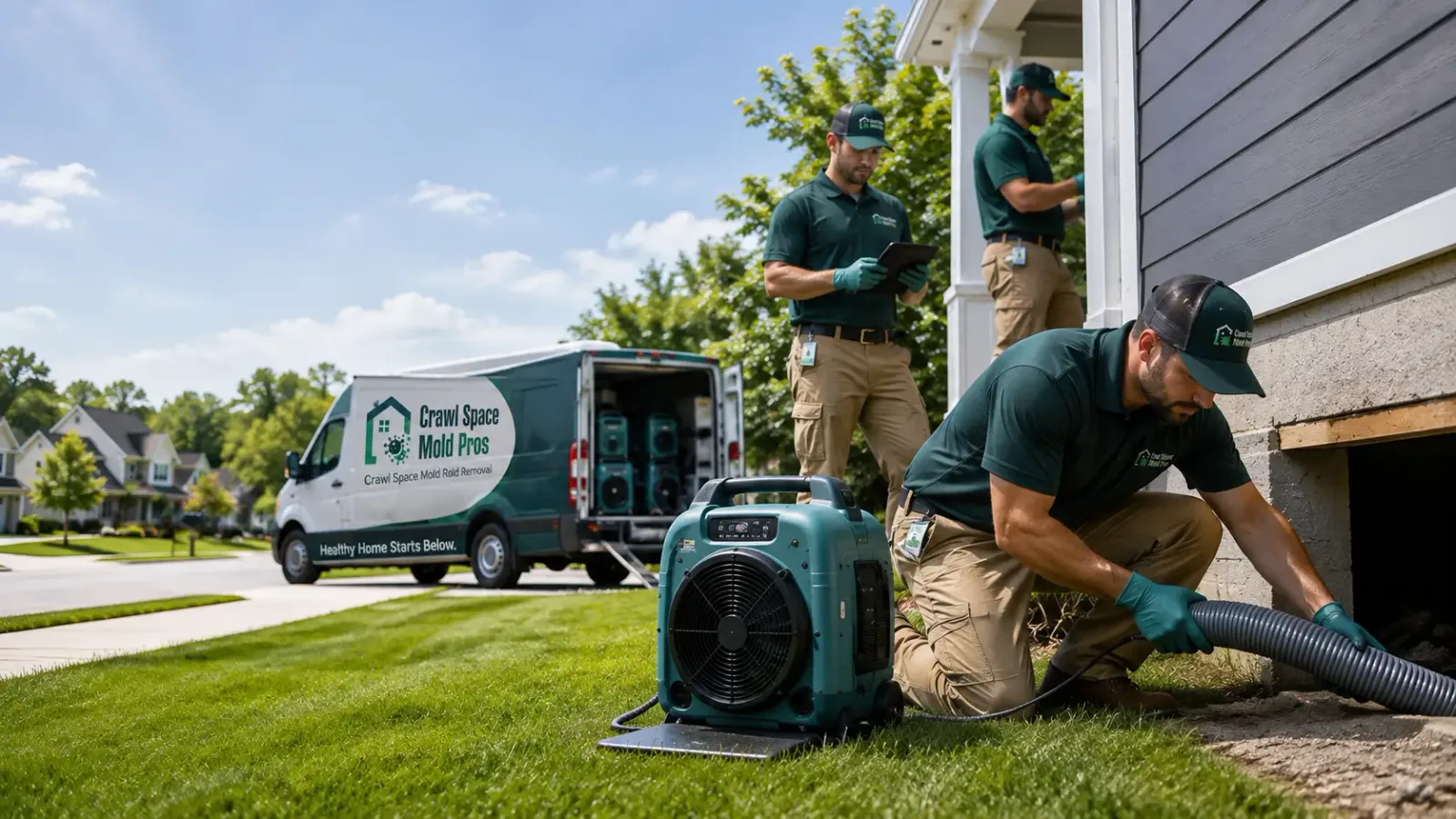 Crawl Space Mold Removal in Ossineke, MI